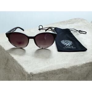 VINCE CAMUTO VC1061 OX Round Sunglasses Smoke Gradient Lens NWT